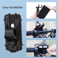 Gambar Dasudify New Type Universal Bicycle Mobile Phone Holder for Mobile Cell Phone GPS Silicone Motorcycle Bike Cycling Handlebar Stand Brand New dari Dasudify undefined 3 Tokopedia