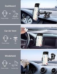 Gambar Dasudify Car Phone Holder Sucker Car Phone Mount Stand GPS Telefon Mobile Cell Support For Xiaomi Huawei iPhone 12 11 Pro Max X 7 8 Plus Brand New dari Dasudify undefined 2 Tokopedia