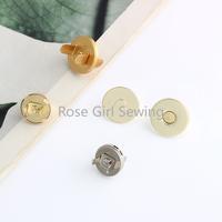 Gambar (IMPORT) 14mm 18mm 20mm Thin magnetic Buttons For Leather Clothes Handbag Bags Automatic Adsorption Buckle Snap Wallet Button Accessories dari Karenan Store undefined 3 Tokopedia
