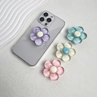 Gambar Dasudify 1pc Transparent Resin Candy-Colored Flower Phone Holder Foldable Desktop Stand Cute Floral Retractable Grip for Mobile Devices Brand New dari Dasudify undefined 1 Tokopedia