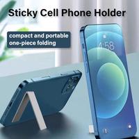 Gambar Dasudify Universal Ultra Thin Mobile Phone Holder Bracket Metal Desktop Cellphone Compact Stand Foldable Support Kickstand for iPhone Brand New dari Dasudify undefined 1 Tokopedia