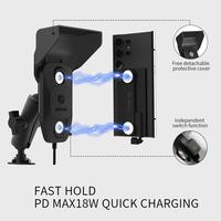 Gambar Dasudify Motorcycle Mobile Phone Holder 6.8 Inch Waterproof Shockproof Fast Charging Strong Magnetic Adsorption Motorcycle Accessories Brand New dari Dasudify undefined 3 Tokopedia