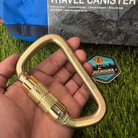Gambar Carabiner Climb Steel Auto Lock 30kN Carabiner Baja Delta Autolock Delta Quick Release Carabiner Automatic Safety Lock not screw oval safety gear rescue caving outbound outdoor dari Lavendura undefined 1 Tokopedia