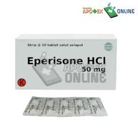 Gambar EPERISONE HCL 50MG TAB 10`S dari Apotek Amanah Bojong Gede undefined 1 Tokopedia