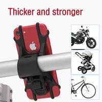Gambar Dasudify New Type Universal Bicycle Mobile Phone Holder for Mobile Cell Phone GPS Silicone Motorcycle Bike Cycling Handlebar Stand Brand New dari Dasudify undefined 1 Tokopedia
