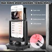 Gambar Dasudify VIKEFON Desk Walking Swing Shaker Mobile Phone Stand Holder For iPhone Samsung Pedometer Brush Stepper For Phone Wiggler Counter Brand New dari Dasudify undefined 2 Tokopedia