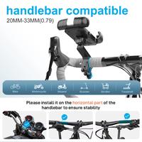 Gambar Dasudify WINNERGO 360° View Motorcycle/Bicycle Phone Holder Shockproof Stand with GPS Clip for 4.7-7 inch Mobile Phones Brand New dari Dasudify undefined 5 Tokopedia