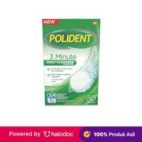 Gambar Polident 3 Minute Daily Cleanser 30 Tablet - Skincare - Halodoc dari Apotek Halomedika Cicendo undefined 1 Tokopedia