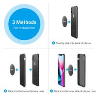 Gambar Dasudify USLION Metal Plate Disk For Magnet Car Phone Holder Iron Sheet Sticker For Magnetic Mobile Stand Mount Automobile Adsorption New Brand New dari Dasudify undefined 4 Tokopedia