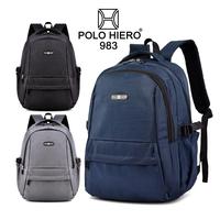 Gambar (Meila) Tas Polo Hiero 983 Tas Backpack Pria Tas Laptop Sekolah Tas Kerja - Grey dari Ahmad jaenul undefined 1 Tokopedia