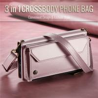Gambar Original CaseMe C36 3 IN 1 Crossbody Phone Bag Flip Case Samsung Galaxy Z Fold 6 Fold6 5G Cover Casing Flipcase Slot Card Wallet Standing Protection - Red dari Pitoe Store Online undefined 3 Tokopedia