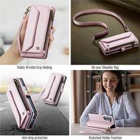 Gambar Original CaseMe C36 3 IN 1 Crossbody Phone Bag Flip Case Samsung Galaxy Z Fold 6 Fold6 5G Cover Casing Flipcase Slot Card Wallet Standing Protection - Red dari Pitoe Store Online undefined 5 Tokopedia
