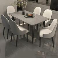 Gambar LUXURIOUSHOME Marble Top Newclassic Dining Tables Wedding Outside Portable Nordic Dining Tables Waterproof Camping Mesas De Comedor Furniture  Brand New dari luxurioushome undefined 1 Tokopedia