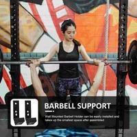Gambar Gym Equipment Barbell Bracket Hooks Wall Mounted Barbell Rack Barbell Storage Rack Weight Bar Holder Fitness Equipment Rack dari Kennedy Rios undefined 5 Tokopedia