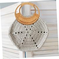Gambar (IMPORT) Circle Purse Woven Ratten Handles Woven Tote Bag Handles Replacement Strap Handles For Handbag DIY Retro  Bamboo Bag Accessories dari Koragaa Stored undefined 2 Tokopedia