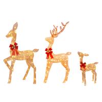 Gambar 2024 Outdoor Christmas Shining Deer Lighting Happy New Year For Garden Christmas Holiday Decorations dari Liam Begay undefined 4 Tokopedia