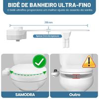 Gambar SAMODRA Non-Electric Bidet - Self Cleaning Dual Nozzle (Frontal and Rear Wash) Water Bidet Toilet Seat Attachment dari Annissama2 undefined 5 Tokopedia