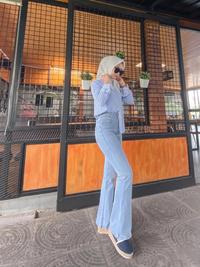Gambar Tampilan Warna Medium Blue Ukuran Waist: 34 Celana Jeans Wanita Cutbr dari badar92 undefined 3 Tokopedia