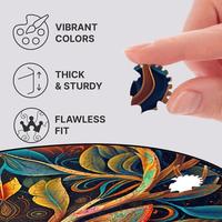 Gambar Wooden Puzzle For Adults Reindeer Puzzles Round Shape Animal Wood dari PuzzleToyStore undefined 4 Tokopedia