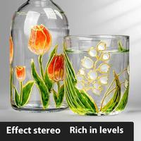 Gambar Waterproof Glass Paint Tube 20ml Artist Drawing Diy Hand-Painted Fabric Ceramic Canvas Metal Relief Texture Pigment Art Supplies dari JALANBUNTUD76 undefined 3 Tokopedia