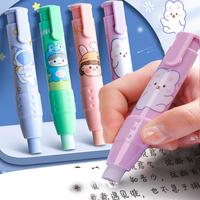 Gambar Erasers Pen Retractable Press Pencil Rubber Correction Supplies School Stationery Erasers for Kids Soft Art Eraser Pen dari tokotarminah86 undefined 3 Tokopedia