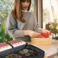 Gambar Christmas Gift Wrap Storage Bag Underbed Storage Organizer With dari alif markety undefined 5 Tokopedia