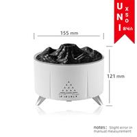 Gambar New Arrival Unixso Air Diffuser Humidifier Ultrasonic Aromatherapy Realistic Volcano Flame Fire dengan Remote | Aroma Terapi Pelembab Udara Api | Essential Oil Low Price dari Baghan Mart undefined 3 Tokopedia