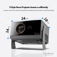 Gambar EZZRALE X STYLE HOME 6000 Lumens ( 500 ANSI ) Smart Android Projector 9.0 dari Lapakitem indonesia undefined 2 Tokopedia