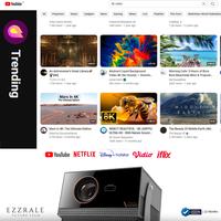 Gambar EZZRALE X STYLE HOME 6000 Lumens ( 500 ANSI ) Smart Android Projector 9.0 dari Lapakitem indonesia undefined 5 Tokopedia