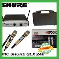 Gambar MIC MICROPHONE WIRELESS SHURE UK90/UK 90+KOPER (2 PEGANG) dari Cipta Melodi store undefined 3 Tokopedia