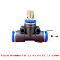 Gambar 5pcs 6mm Nozzles Low Pressure Misting Cooling System Humidify dari Cagian Mart undefined 3 Tokopedia