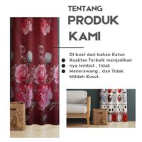 Gambar Gorden/hordeng jedela gorden pintu elegan ukuran Tinggi 225cm hordeng kordeng gordyn LP - Round Brown, L200XT225Cm dari EiyoGen undefined 4 Tokopedia