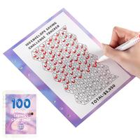 Gambar 100 Envelope Savings Challenge Binder Budget Tracker Financial Planner Reusable A5 Budgeting Book Waterproof Portable For Debt dari KAPURBARUS jd undefined 1 Tokopedia