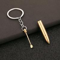 Gambar Portable Mini Simulation Bullet Ear Spoon Keychain Pendant Personalized Accessories Handbag Hanging Decorations New Arrival dari azauro undefined 1 Tokopedia