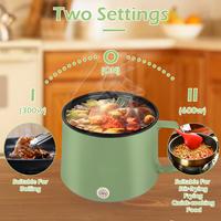 Gambar Multifunction Cookers 220V Double Layer Electric Cooker Non-Stick Hotpot Pan Home Appliances 1.7L Kitchen Pots for 1-2 People dari TOKO SIMEUT PARE2 undefined 2 Tokopedia