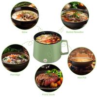 Gambar Multifunction Cookers 220V Double Layer Electric Cooker Non-Stick Hotpot Pan Home Appliances 1.7L Kitchen Pots for 1-2 People dari TOKO SIMEUT PARE2 undefined 4 Tokopedia
