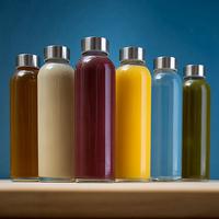 Gambar High Borosilicate Sports Water Bottle Glass With Lids Natural BPA dari jeinnshop undefined 2 Tokopedia