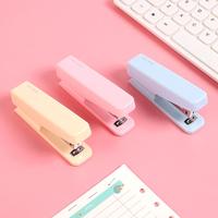 Gambar Cute Macarons Color Stapler Creative Pure Color Binding Machine Give Staples Kawaii School Office Supplies dari Tokotahu45 undefined 2 Tokopedia