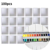 Gambar 100pcs Plastic 1/2ml Empty Half Pan Watercolor Paint Grid Artists Palette Art Supplies Student Professionals Drawing Tools dari Nur DINE Olshop undefined 4 Tokopedia