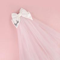 Gambar White Bride Bow Veil Wedding Bridal Shower Decoration Gifts Bachelorette Hen Party Supplies Bride to be Photo Props Accessories dari SUTANI TAMSIAN undefined 2 Tokopedia