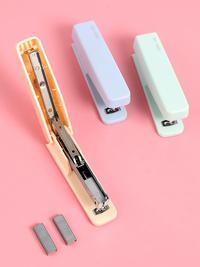 Gambar Cute Macarons Color Stapler Creative Pure Color Binding Machine Give Staples Kawaii School Office Supplies dari Tokotahu45 undefined 1 Tokopedia