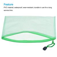 Gambar 6Pcs Waterproof PVC Mesh Zipper Pouch A5/A6/B6/B8 Size File Document Pockets Bill Bags Folders for Office Home Stationery Supply dari Toko KLotontong Shop undefined 3 Tokopedia