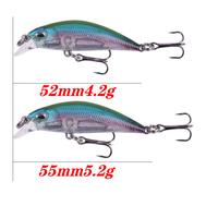 Gambar 12Pcs Mixed Colors Fishing Lure Set 52mm/55mm Mini Minnow Wobblers dari tictactwo undefined 2 Tokopedia