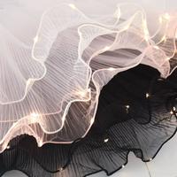 Gambar LED Light Flower Wrapping Mesh Yarn DIY Handmade Wedding Bouquet Flower Wrap Paper Birthday Party Valentines Day Gift Packaging dari SIKEM TISOK undefined 5 Tokopedia
