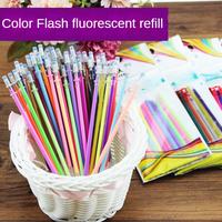 Gambar 100pcs 0.8mm Glitter Pen Set Flash Multicolor Gel Pen Refills Replaceable Core DIY Art Writing Painting Graffiti Pen Supplies dari Bete R Mall undefined 1 Tokopedia