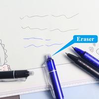 Gambar 0.5mm Retractable Erasable Gel Pens Set with Refills Black Blue Gel Ink Built-in Eraser Office Supplies Exam Stationery Kit dari Toko KLotontong Shop undefined 4 Tokopedia