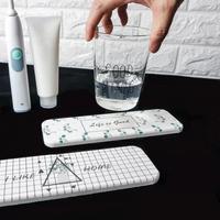 Gambar Bathroom Diatomite Absorbent Soap Pad Mouth Cup Coaster Waterproof Quick-drying Pad Soap Draining Pad Bathroom Accessories dari nengsitberkah undefined 3 Tokopedia