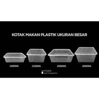 Gambar New Item! Thinwall 1500 ML Persegi Kotak Makan Plastik dari Vitataa Shop undefined 3 Tokopedia