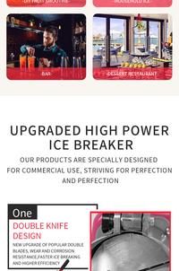 Gambar Automatic Electric Ice Crusher \ Smoothie Making Shaved Ice Machine \ The Hottest Kitchen Appliances dari Heru Jaya Store undefined 4 Tokopedia