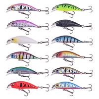 Gambar 12Pcs Mixed Colors Fishing Lure Set 52mm/55mm Mini Minnow Wobblers dari tictactwo undefined 1 Tokopedia
